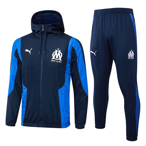 Windjacke Marseille 2024-2025 Schwarz Blau